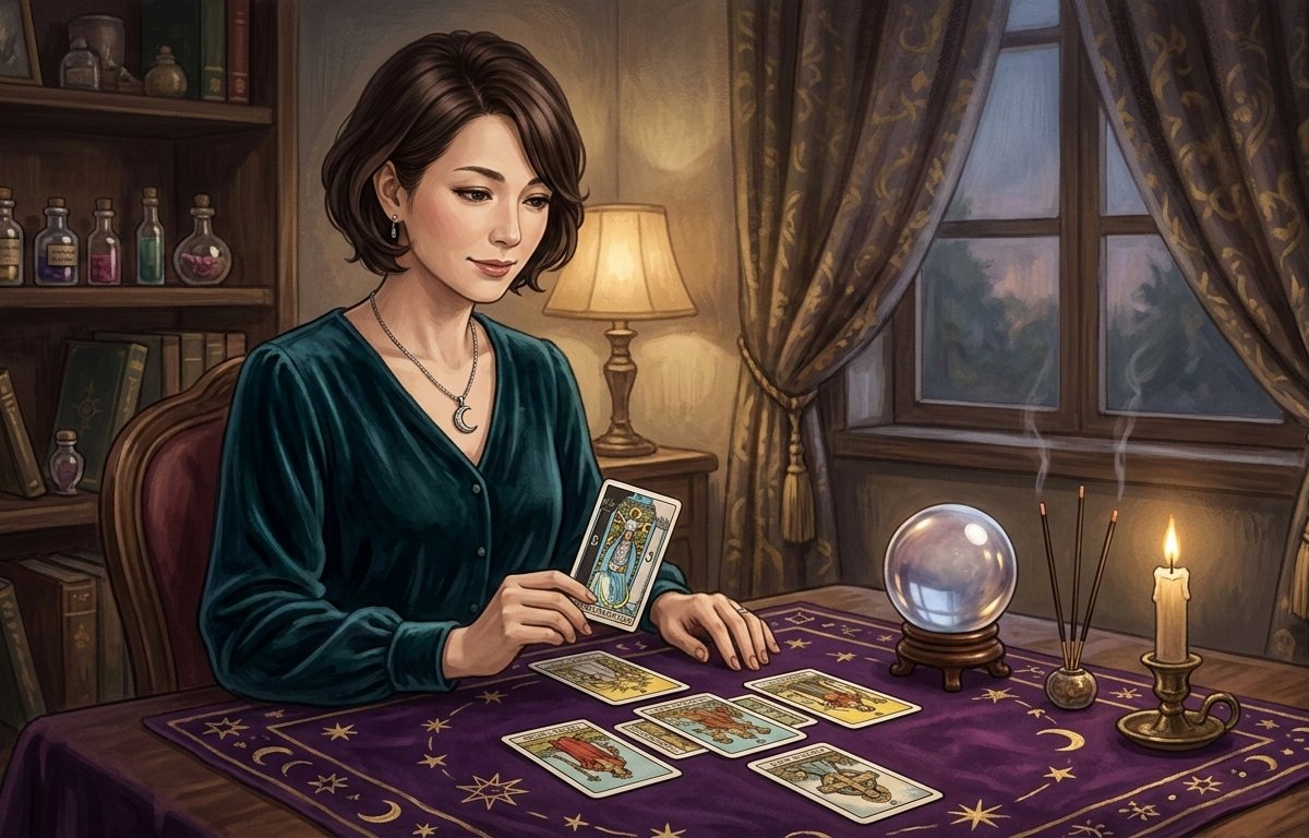 geminiが生成したタロット占い師